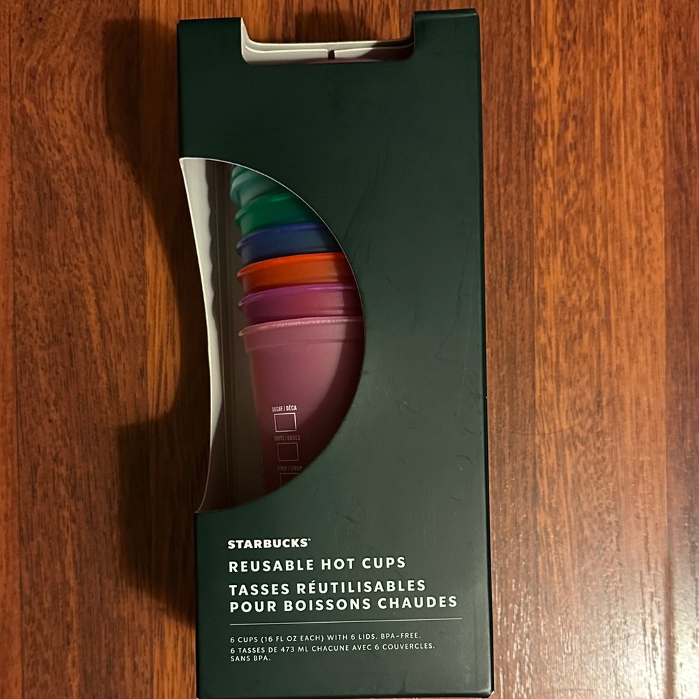 Starbucks Multicolor Reusable Hot Cups